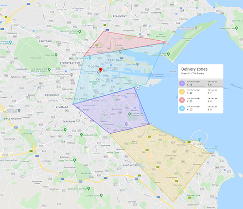 Map Bread 41 Delivery